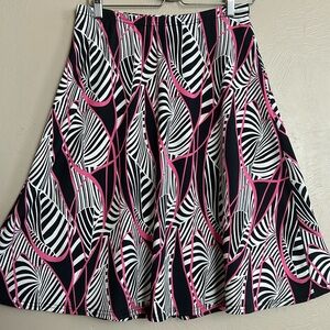 Made in Heaven A Line Zebra Print Skirt. Large